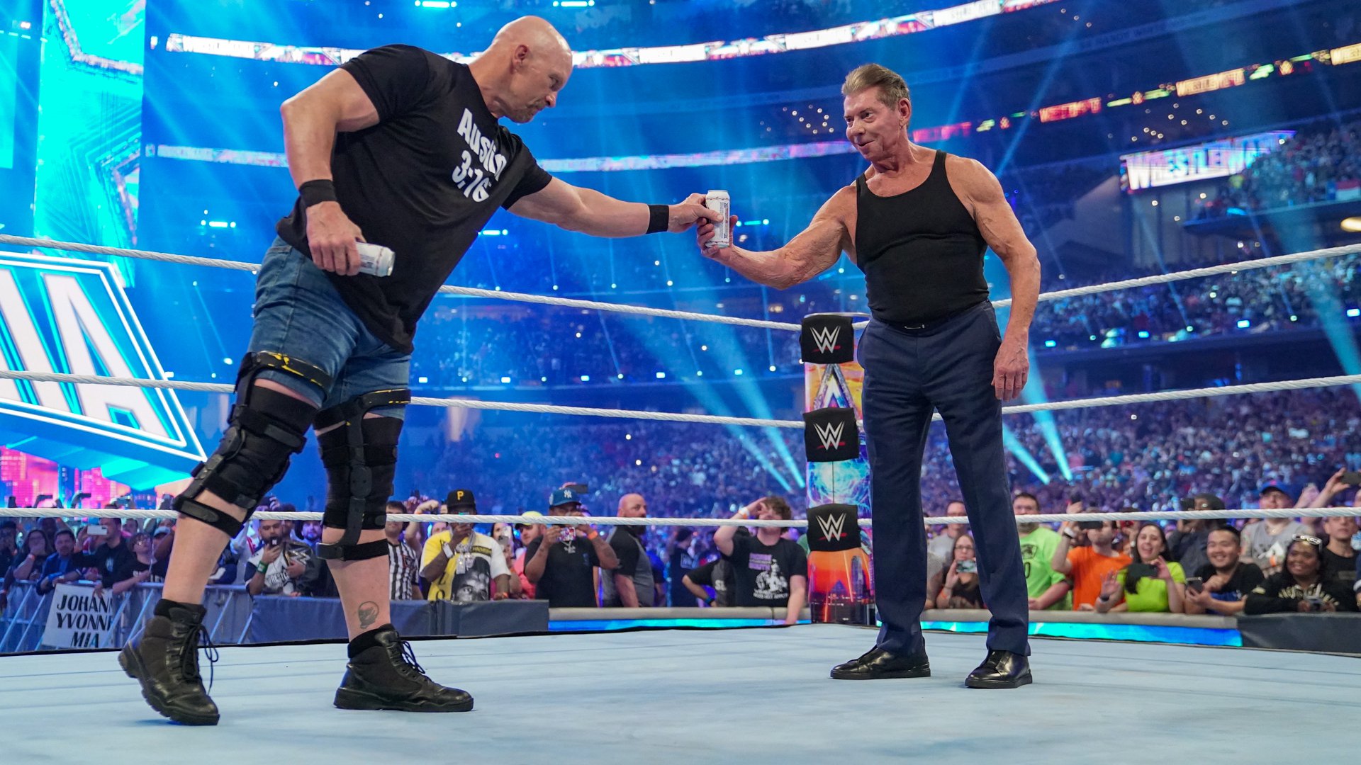 Steve Austin Vince McMahon WrestleMania 38